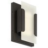 Access Lighting Hubert, Outdoor LED Wall Mount, Bronze Finish, Seeded Glass 20001LEDDMG-BRZ/SDG